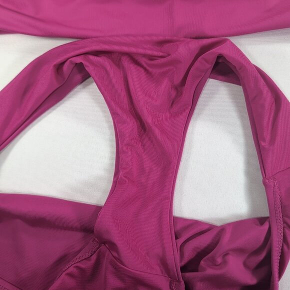 Athleta Bikini Bathing Suit Swim Set Swimsuit Pink M Medium Electric Fuschia - Picture 11 of 13